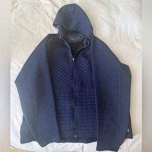 Peter Millar Navy Full Zip Sweatshirt